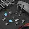 SUNNYCLUE 36Pcs 9 Style 304 Stainless Steel Clip-on Earring Findings STAS-SC0003-70-5