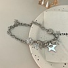 Brass Star Tassel Pendant Necklaces for Women FS-WG63EF5-01-1