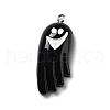 Halloween Opaque Resin Pendants RESI-B011-14-2