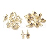 Brass Micro Pave Cubic Zirconia Pendants KK-D339-02G-02-2