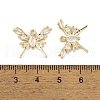 Brass Micro Pave Clear Cubic Zirconia Pendants KK-L212-03G-3