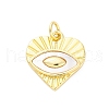 Brass Shell Pendants KK-D325-45G-1