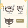 SUNNYCLUE DIY Tibetan Style Alloy Pendants PALLOY-SC0004-13-2