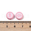 Spray Painted Alloy Beads PALLOY-S038-09B-2