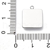 304 Stainless Steel Rhinestone Pendants STAS-S163-32P-3