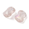 Electroplate Glass Beads GLAA-D016-16E-1