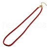 Nylon Milan Cord Necklace Making MAK-M028-01G-06-1
