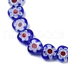Handmade Millefiori Lampwork Beads Strands LAMP-G166-15A-3