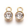 Ion Plating(IP) Glass Rhinestone Charms STAS-F189-B13-1