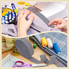 5 Yards Embroidery Flat Polyester Elastic Rubber Cord/Band OCOR-WH0016-10A-5