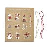 Christmas Theme Kraft Paper Tags X1-CDIS-H003-02-3