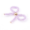 Handmade Glass Seed Beads Woven Pendants PALLOY-JF00632-3