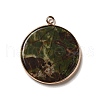 Natural Kambaba Jasper Pendants G-A213-01G-10-1