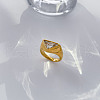 304 Stainless Steel with Cubic Zirconia Finger Rings FS-WG3D7B4-14-1