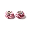 Opaque Resin European Beads RESI-C055-01H-2