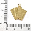 Brass Micro Pave Cubic Zirconia Pendants KK-P308-80G-3