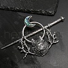 Tibetan Style Alloy Hair Sticks PW-WGEA195-02-2
