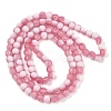 Frosted Crackle Glass Beads Strands X1-GLAA-U001-6mm-M13-3