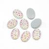 Resin Cabochons CRES-Q194-18x25-10AB-1