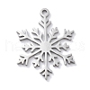 Christmas Theme Anti-Tarnish 304 Stainless Steel Pendants STAS-R003-04P-05-1