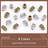  12Pcs 2 Colors Alloy European Beads PALLOY-NB0003-96-5