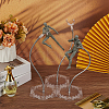 Plastic Model Assembled Action Figure Display Holders ODIS-WH0030-133B-5