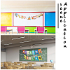 Gorgecraft 2 Sets 2 Styles Welcome Come Back & School Supplies Paper Banners DIY-GF0008-73-5