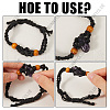 SUNNYCLUE 6Pcs Waxed Cotton Cord Braided Bracelets BJEW-SC0001-25-3