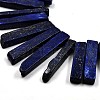 Chip Natural Lapis Lazuli Graduated Beads Strands G-P064-04-3