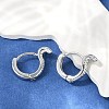Brass Hoop Earrings EJEW-Q016-13P-1