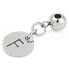 Anti-Tarnish 304 Stainless Steel Pendants STAS-H216-69P-2