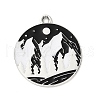 Alloy Enamel Pendants PALLOY-Q451-01A-1