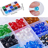 SOFPLATE 300Pcs 15 Styles Glass Beads Strands GLAA-SP0001-20-6