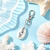 Ocean Collection Shell Pendant Decorations HJEW-JM03210-01-1