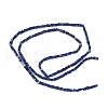 Natural Lapis Lazuli Beads Strands G-G271-G07-1x1.5mm-3