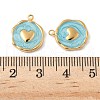 304 Stainless Steel Enamel Charms STAS-U057-14G-02-3