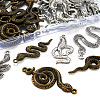 Beadthoven 40 Pcs 10 Styles Alloy Pendants FIND-BT0001-01-10