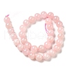 Natural Madagascar Rose Quartz Beads Strands G-F641-01-E-2