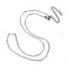 Tarnish Resistant 304 Stainless Steel Necklaces NJEW-E080-09P-1