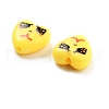 Opaque Printed Acrylic Beads OACR-G038-03-2