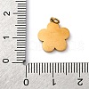 316 Surgical Stainless Steel Enamel Pendants STAS-K258-40A-G-3