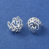 Rack Plating Brass Flower Bead Caps KK-K381-02S-2
