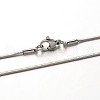 Tarnish Resistant 304 Stainless Steel Herringbone Chain Necklaces NJEW-N0047-08-1
