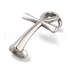 Non-Tarnish 304 Stainless Steel Slide Charms/Slider Beads STAS-L274-008P-2