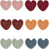 CHGCRAFT 12Pcs 6 Colors Handmade Polymer Clay Cabochons CLAY-CA0001-17-1
