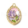 Alloy Enamel Pendants ENAM-K076-13C-03-1