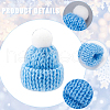 CRASPIRE 50Pcs 10 Colors Polyester Doll Woolen Hat DOLL-CP0001-01-6
