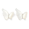 Brass Micro Pave Cubic Zirconia Pendants KK-U043-33S-01-1