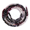 Natural & Synthetic Mixed Gemstone Beads Strands G-D080-A01-03-18-2