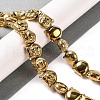 Electroplated Synthetic Non-magnetic Hematite Beads Strands G-Q174-04-3